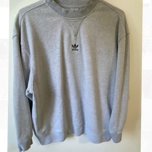 Adidas- Grey Crewneck